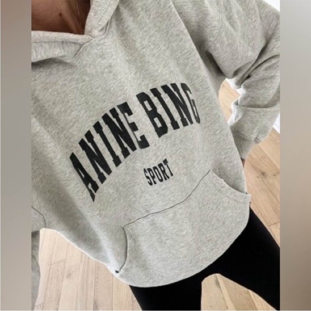 ANINE BING Harvey Gray Hoodie M